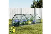 Mini Greenhouse Flower Garden Shed PVC Cover Frame Green House 2.7x0.9x0.9M