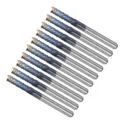 12x3mm Tungsten Carbide CNC End Mill CNC Router Bits Left Hand 10pcs