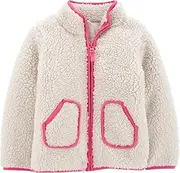 [Simple Joys by Carter's] Toddlers and Baby Girls' Sherpa Jacket