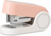 Pink Color Mini Stapler with 830 Staples,20 Sheet Office Desktop Stapler,Small C
