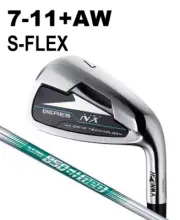 HONMA BERES NX IRON SET #7-11+AW N.S.PRO 850GH neo STEEL SHAFT S-FLEX 6 CLUBS
