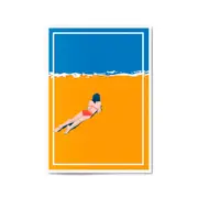 Retro Beach Summer Fashion Fun Glamour Wall Art #3