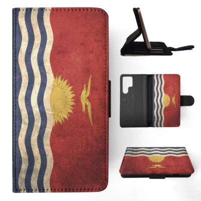 FLIP CASE FOR SAMSUNG GALAXY|KIRIBATI COUNTRY FLAG 79
