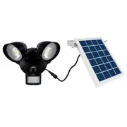 HOUSEWATCH 55-176 8W Twin 2x Spotlights with Motion Sensor & Solar Panel. IP54. [55-176]