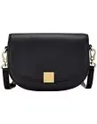 Brand New Oroton Voyage-Mini Saddle Bag Black Leather $349