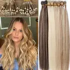 CLEARANCE Nano Ring Tip Real Human Remy Hair Extensions Micro Loop Beads Blonde