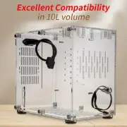 Clear Acrylic Mini ITX Case 360 ° Open Hollow Cooling DIY Mini ITX Computer UK