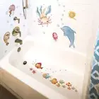 Underwater Animal Pattern Undersea Animal Sticker Bathtub Sticker Wall Decor