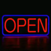 21'' X 10'' New Ultra Bright LED Neon Sign - OPEN - Remote Controlled - Energ...