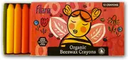 FILANA (12 Sticks) - Organic Beeswax Crayons - Paraffin-Free - Natural and Non-Toxic - Brilliant Colors - Handmade in the USA