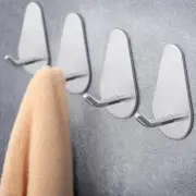 16pcs 4 boxes 4盒 Towel Hooks, Adhesive Hooks for Hanging Towel Robe Coat