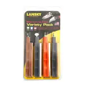 Lansky Knife Sharpener Sharpening System 4 Hone Stone Variety Pack Set VAR4