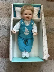CHRISTOPHER’S FIRST SMILE PORCELAIN DOLL EDWIN M. KNOWLES