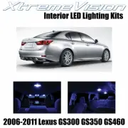 XtremeVision Interior LED for Lexus GS300 GS3500 GS460 06-11 (3 PCS) Blue (for: Lexus)