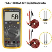 Fluke 15B MAX 01 02 kit Digital Multimeter CATIII 1000V AC/DC Replace F LK15B+
