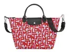 Longchamp Le Pliage LGP Logo Medium Nylon Satchel Crossbody Tote ~NIP~