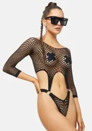 Practically Perfect Fishnet Bodysuit