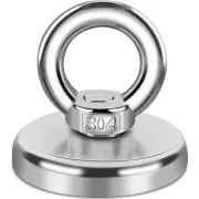 Magnet Fishing, 255Lb+ Super Strong Rare Earth Fishing Magnets Heavy Duty Lar