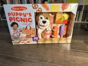 Melissa and Doug Puppys picnic play set Of 36 Pieces NIB