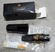 Cecilio MPC-AS4L 4C Alto Saxophone Mouthpiece With Gold Lacquered Ligature