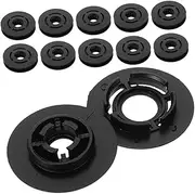 EXAOMBLE 16pcs Floor Mat Keepers Skid Clips for Securely Fixing Carpet Mats Vehicles Tool Installation for Compatibility Enhances Driving Safety