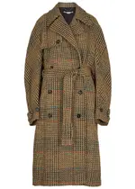 Stella Mccartney Double-breasted Wool-blend Trench Coat - Camel - 10 10