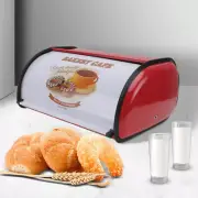 Bread Keeper Retro Bin Tin Containers Storage Airtight Loaf Buns