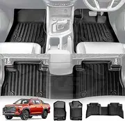 X-CAR 3D Floor Liner Carpet Complete Set for LDV T60 AUTO 2017-2024 Heavy Duty All Weather Rubber Car Mat