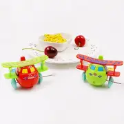 1 Cartoon Winding Dump Airplane Small Toys Clockwork Novelty Toy Children Random