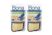 2PK Bona Microfibre Applicator Pad for Wood Refresher Polish Floor Mop Cleaning