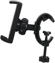 ａ aternee Mic Stand Phone Holder,Microphone Arm Mount Clamp, Portable, 360° Rotating Phone Holder for Microphone Stand for Riding