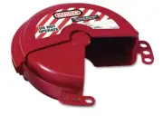 Master Lock GATE VALVE LOCKOUT 50-127mm Outward/Inward Rotation RED *Aust Brand