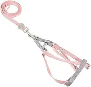 Happyyami 1set Cat Harness and Leash Small Cats and Kittens Soft Design for Outdoor Walking Lightweight and Durable for Pet Control and Comfort