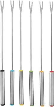 Fondue Accessories Stainless Steel Fondue Forks, Chocolate Dipping Fork Fondu Fo