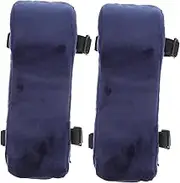 GANAZONO 2Pcs Memory Foam Armrest Covers Comfortable Wear Resistant Household Arm Rest Cushions for Office Gaming Chairs Wheelchairs Non Slip Design for Elbow Support