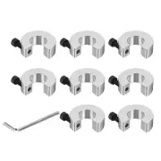 SBR16 Linear Rail Shaft Stop Collars with a Nickel Flat Head Wrench 8pcs