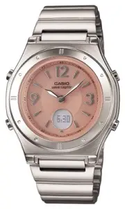 Casio Wave Ceptor Ladies Solar Radio Watch Pink LWA-M141D-4AJF New