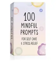 New Best 100 Mindful Prompts For Self Care And Stress Relief Card Deck