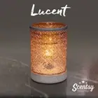 Scentsy Warmer Lucent Glass Full Size Retired New in Box Hard to find!