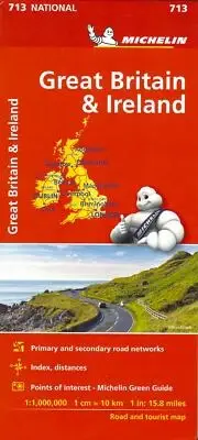 Michelin Map of Great Britain & Ireland, Michelin Map # 713