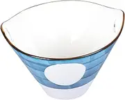 Ciieeo Japanese Noodles Bowl Handles 640ml Soup Bowl Hand-Painted Safe Easy to Clean for Kitchen