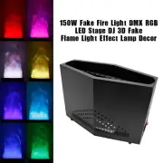 150W Fake Fire Light DMX RGB LED Stage DJ 3D Fake Flame Light Effect Lamp Decor,