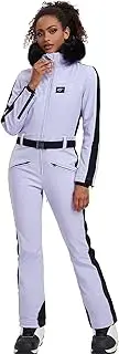 [YEEFINE] Women's Ski Suit One Piece Snowsuits Waterproof Jumpsuits Snowboard Suit Onesies Winter Outdoor Snow Suits