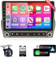 【8Core DSP 46EQ】 for Chevrolet Chevy Camaro 2008-2015 Radio,6G+128G Car Stereo with Wireless Carplay Bluetooth5.0,9inch IPS 1280X720P Touchscreen Car Radio,Android Auto,GPS,WiFi,SWC,Backup Camera