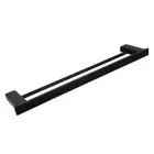 Best BM Double Towel Rail 80cm Matte Black Texas BTT3206-B