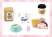 Re-Ment Miniature Crayon Shin Chan Cafe 800 Yen rement G08