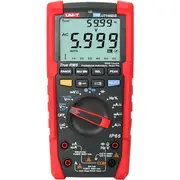 UNI-T UT195DS Ip65 True Rms Pro Multimeter Waterproof Flash Light Motor Large 6000-Count LCD Screen