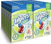 Wyler's Light Cherry Limeade Singles To Go Drink Mix Cherry Limeade, 8 Count (Pack of 12)