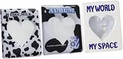 Abaodam Compact Family Albums for Photos 3pcs Mini Photo Book Diy Handmade Craft for Wedding Birthday