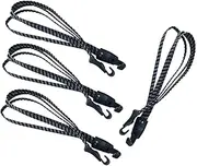 [XINYUICEAN] 4 Pieces Bicycle Binding Rope,Bicycle Lashing Strap with Hook Luggage Strap,Luggage Strap Bicycle Elastic Hooks,Bike Binding Rope Elastic Bungee Cord Luggage Bungee Strap for Fixing Luggage